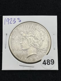1923 S Peace Silver Dollar Coin