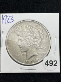 1923 Peace Silver Dollar Coin
