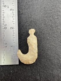 Flint Hook Indian Artifact Arrowhead