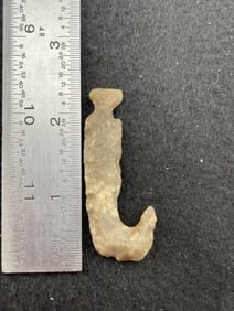 Flint Hook Indian Artifact Arrowhead
