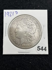 1921 S Morgan Silver Dollar Coin