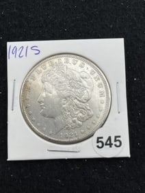 1921 S Morgan Silver Dollar Coin