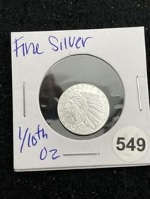 1/10th Fine Silver Coin