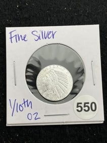 1/10th Fine Silver Coin