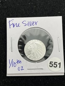 1/10th Fine Silver Coin