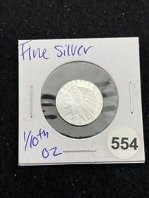 1/10th Fine Silver Coin