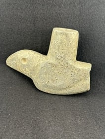 Hawk Effigy Stone Pipe Indian Artifact Arrowhead