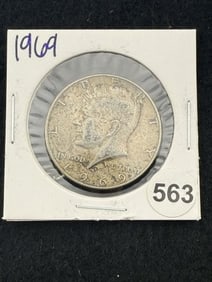 1969 Kennedy Half Dollar Silver Coin