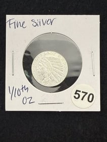 1/10th Fine Silver Coin