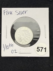 1/10th Fine Silver Coin