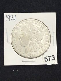 1921 Morgan Silver Dollar Coin
