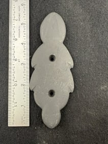 Lizard Effigy Gorget Indian Artifact Arrowhead