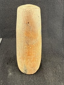 Pottery Tube Pipe Indian Artifact Arrowhead