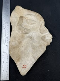 Pre-Columbian Stone Face Effigy
