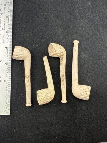 4 Trade Pipes Indian Artifact Arrowhead (1 of 3)