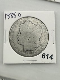 1888 O Morgan Silver Dollar Coin