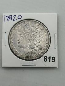 1892 O Morgan Silver Dollar Coin