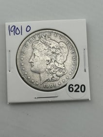 1901 O Morgan Silver Dollar Coin