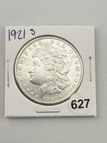 1921 S Morgan Silver Dollar Coin