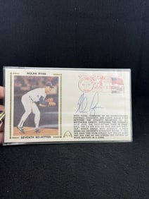 Nolan Ryan Hand Signed Authentic Autograph