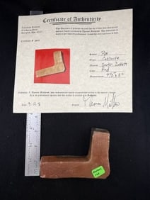 Pipe with Thomas Matthews COA from South Dakota Indian Artifact Arrowhead