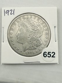 1921 Morgan Silver Dollar Coin