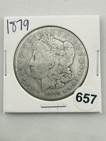 1879 Morgan Silver Dollar Coin