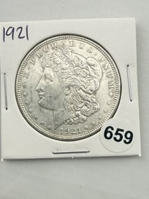 1921 Morgan Silver Dollar Coin