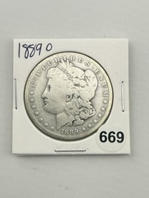 1889 O Morgan Silver Dollar Coin