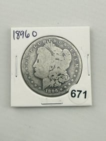 1896 O Morgan Silver Dollar Coin