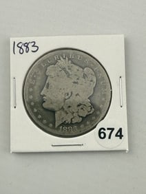 1883 Morgan Silver Dollar Coin