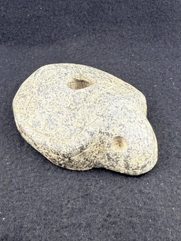 Turtle Effigy Stone Pipe Indian Artifact Arrowhead (1 of 7)