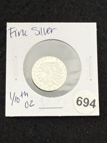 1/10th Fine Silver Coin