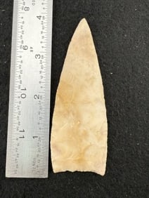 Dalton Indian Artifact Arrowhead
