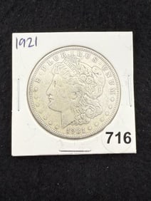 1921 Morgan Silver Dollar Coin