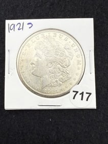 1921 S Morgan Silver Dollar Coin