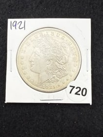1921 Morgan Silver Dollar Coin