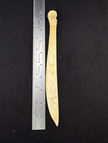 Bone Tool Indian Artifact Arrowhead