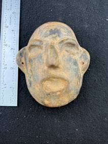 Pottery Mask Indian Artifact Arrowhead