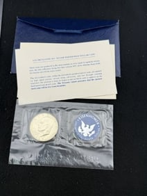 1974 40% Silver Eisenhower Dollar