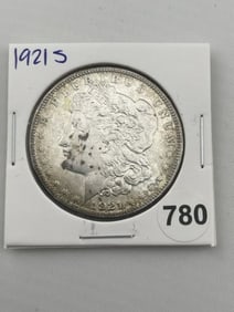 1921 S Morgan Silver Dollar Coin
