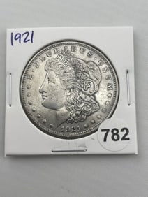 1921 Morgan Silver Dollar Coin
