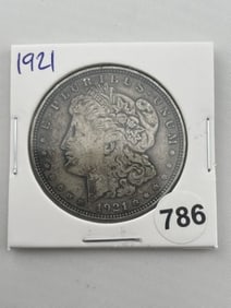 1921 Morgan Silver Dollar Coin