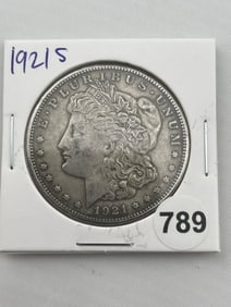 1921 S Morgan Silver Dollar Coin