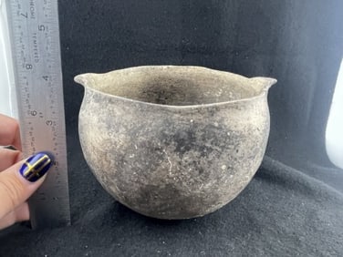 Mississippian Pottery Bowl Indian Artifact Arrowhead