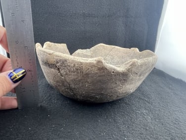 Mississippian Bowl Indian Artifact Arrowhead