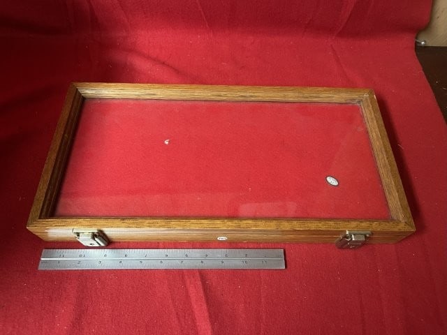 18x9" Nice Wooden Frame: KEY WORDS: INDIAN ARTIFACT ARTIFACTS ARROWHEAD ARROWHEADS NATIVE AMERICAN MISSISSIPPIAN QUAPAW CADDO POTTERY COINS MORGAN DOLLAR PEACE DOLLAR SILVER COINS. All coins have been Sigma tested for authent