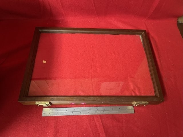 18x12" Nice Wooden Frame: KEY WORDS: INDIAN ARTIFACT ARTIFACTS ARROWHEAD ARROWHEADS NATIVE AMERICAN MISSISSIPPIAN QUAPAW CADDO POTTERY COINS MORGAN DOLLAR PEACE DOLLAR SILVER COINS. All coins have been Sigma tested for authent