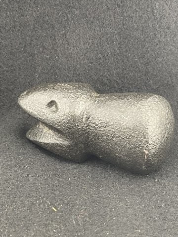 Stone Snake Effigy Indian Artifact Arrowhead (1 of 6)