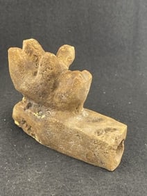 Human Effigy Stone Pipe Indian Artifact Arrowhead